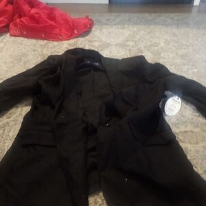 Men's Black Trench Coat
